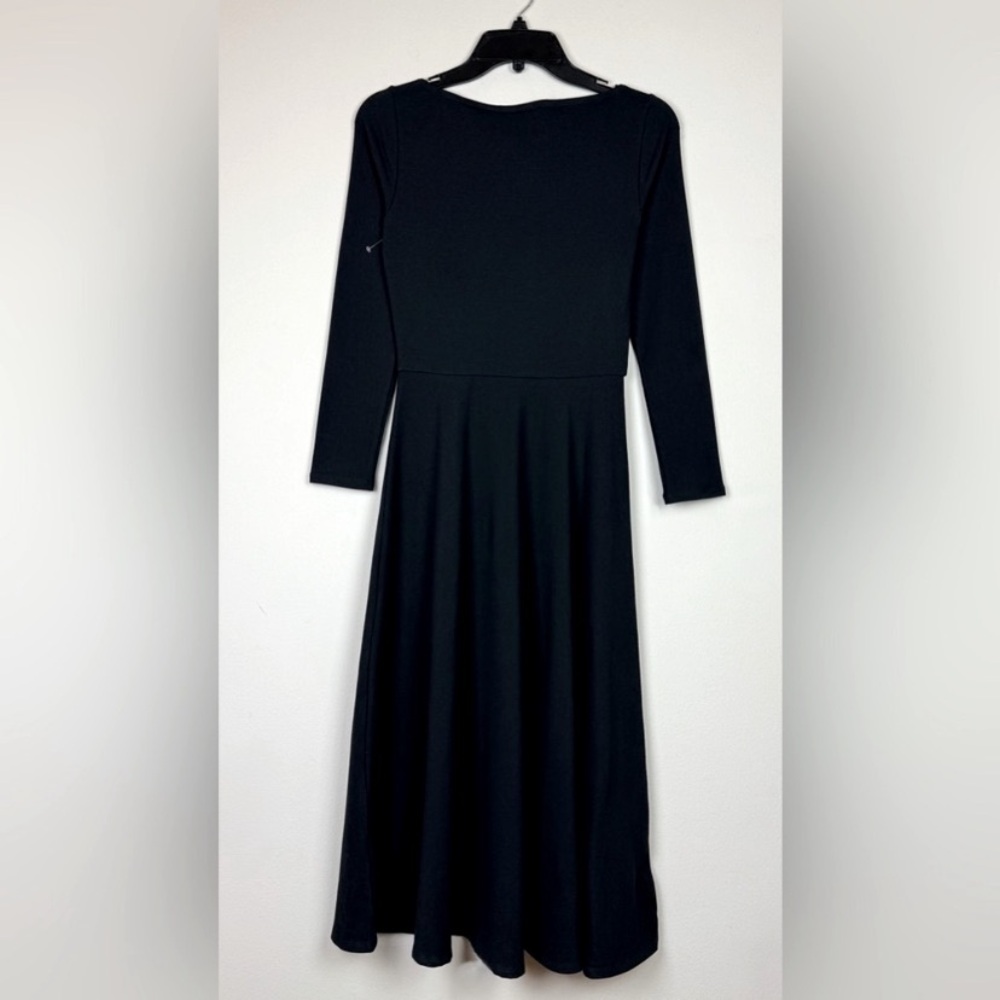 Reformation Wiley Stretch Organic Cotton Blend Fit & Flare Midi Dress Size XS - Picture 10 of 16